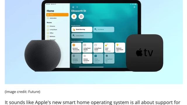 Apple's smart home hub with personalized interfaces