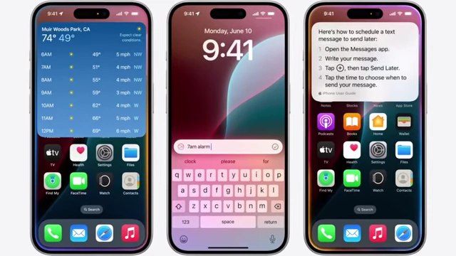 Ambient intelligence woven into every interaction on iPhone