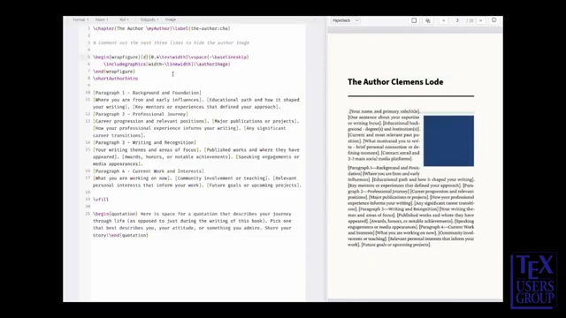 The texlode user interface showing side-by-side editing and real-time layout rendering