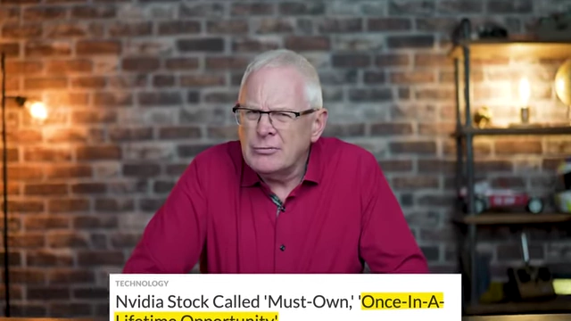 News headline about Nvidia stock being a "once-in-a-lifetime opportunity"