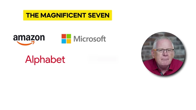 Logos of the Magnificent Seven companies