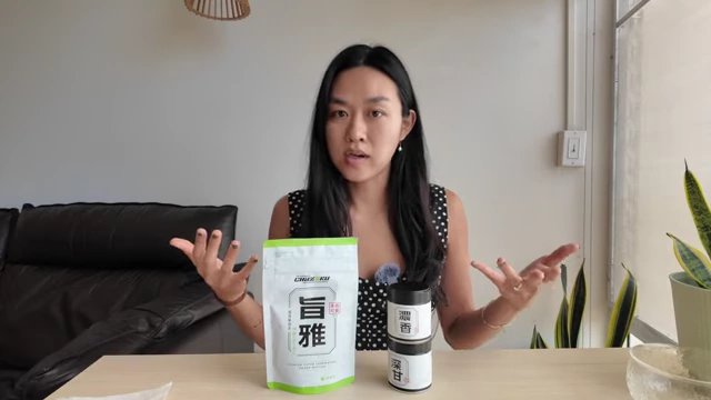 The three Chazoku matcha products being reviewed