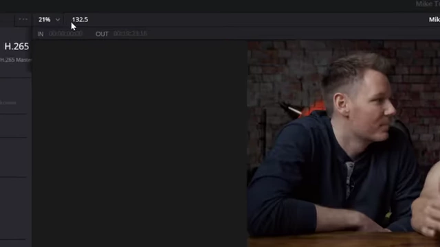 在“Auto”分割模式下，DaVinci Resolve 导出帧率约为 132.5 FPS。