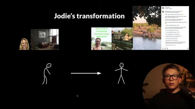 Jodie's transformation from corporate life to a conservationist