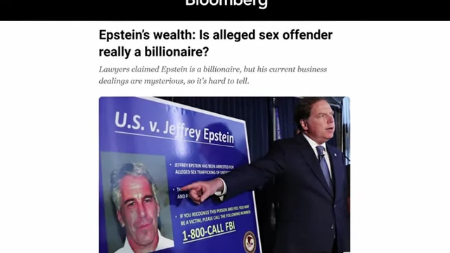 Bloomberg article highlights the mystery of Jeffrey Epstein's wealth
