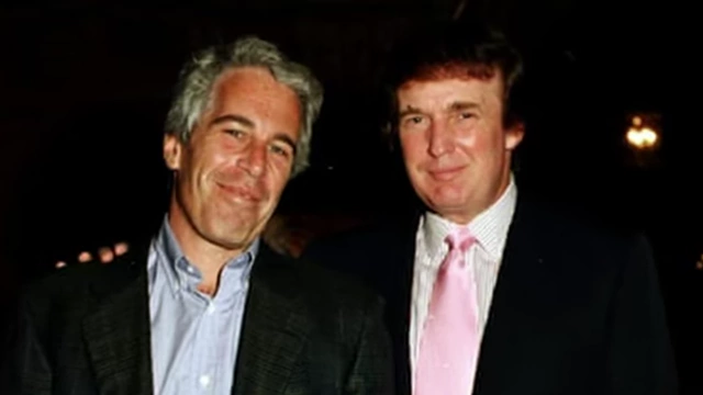 Jeffrey Epstein and Donald Trump pictured together