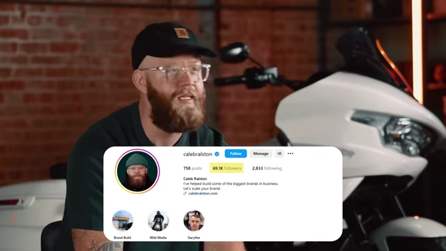 The speaker's Instagram profile showing a follower count of 69.1K.