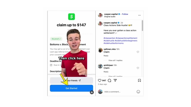 Influencer content promoting the Payout app and class action claims
