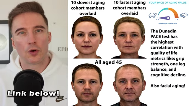 Dunedin PACE Test and Facial Aging Comparison