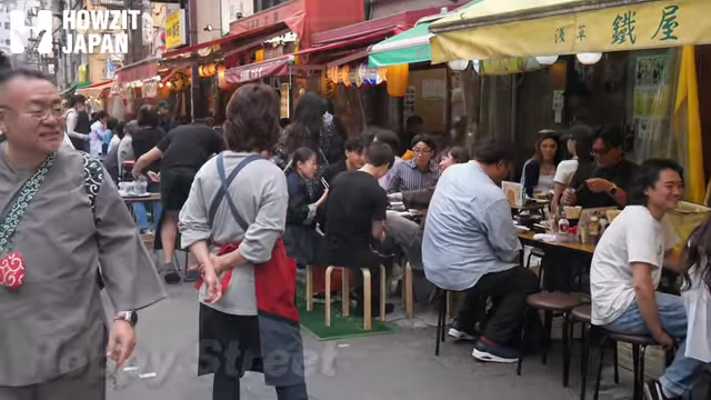 Hoppy Street, a lively izakaya alley with outdoor diners