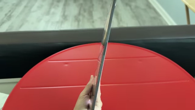 A close-up side view of the thin M4 iPad Pro.