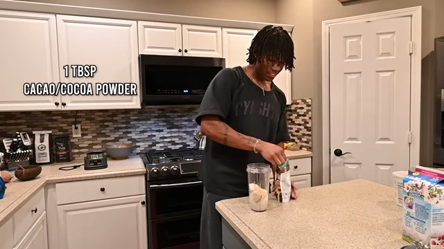 Adding 1 tablespoon of cacao/cocoa powder