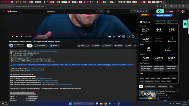 Meet Kevin's video description with accidentally pasted internal memo