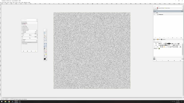 Software interface for generating a noise image, used to explain the fundamental difference between noise and natural images