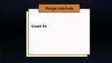 Merge Intervals Pattern Description