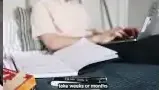 Person Studying with Books and Laptop