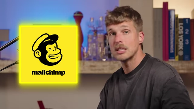 Mailchimp logo, an example of an email marketing automation platform.