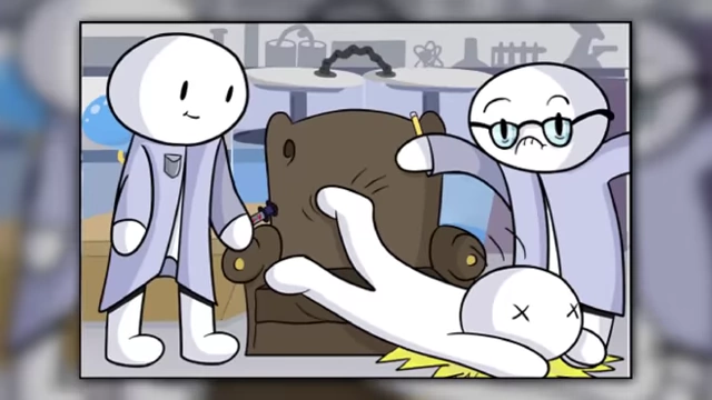 A panel from James's 2014 'Anti-Anti Vaccine' comic, depicting an unexpected consequence of the 'vaccine'
