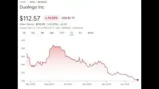 Duolingo Inc. stock performance over one year