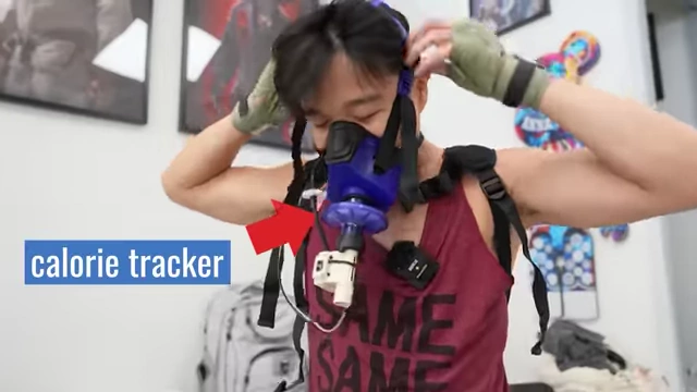 The metabolic mask used to accurately track calorie burn