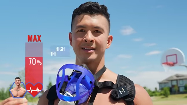 Jeremy's heart rate reaching 70% of max during jump rope