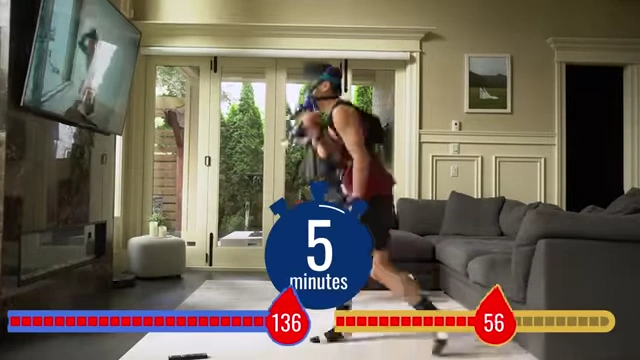 Calorie burn for Jeremy and Dennis during YouTube HIIT workout