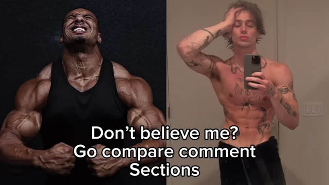 Comparing two different physiques to illustrate the distinction between extreme muscle and an aesthetically attractive body for women