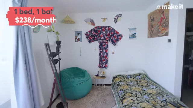Lexi's 1-bedroom, 1-bath apartment, rented for $238/month