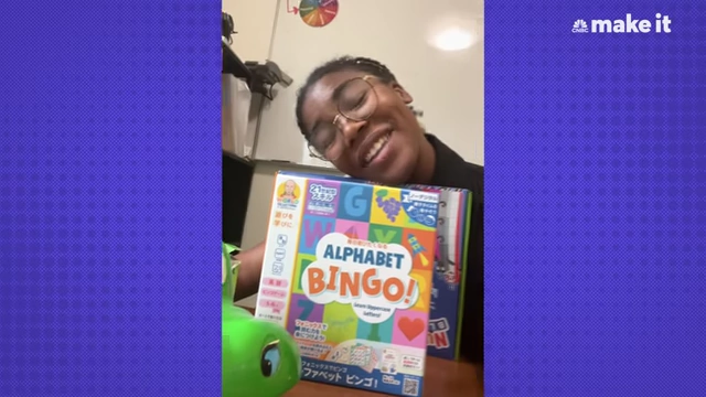 Alphabet Bingo game and other teaching materials used in Lexi's English classes.