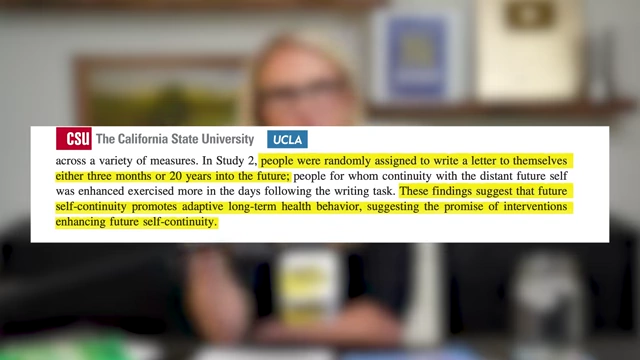 Research findings from CSU and UCLA on future self-continuity and adaptive health behavior
