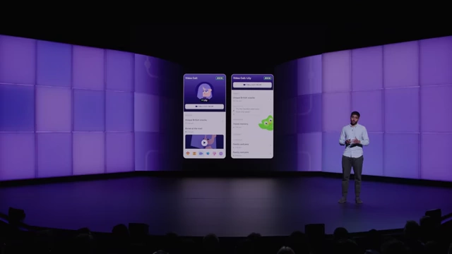 The Video Call with Lily feature, showing unit sessions and a dedicated tab.