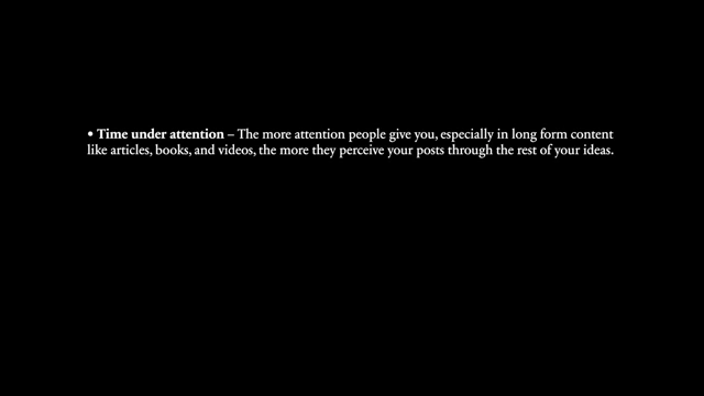 The first component of authenticity: Time under attention.