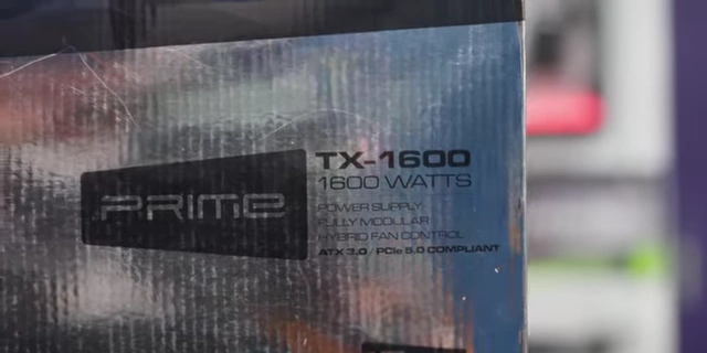 Seasonic Prime TX-1600 Power Supply Unit Box
