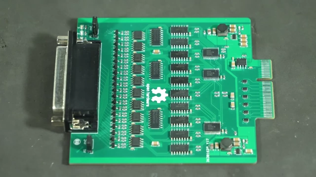 A custom serial interface card with multiple RS485/RS422 transceivers