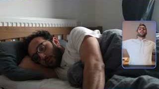 Ali Abdaal is seen sleeping in bed, representing a period of less discipline.