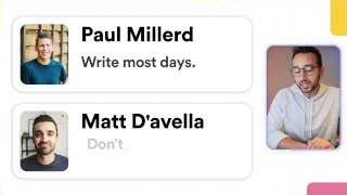 Matt D'Avella's "Two-day rule" states that it's permissible to miss one day but not two in a row, promoting consistency in habits.