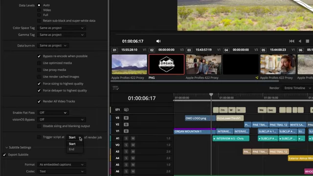 Trigger Script Option for Render Jobs