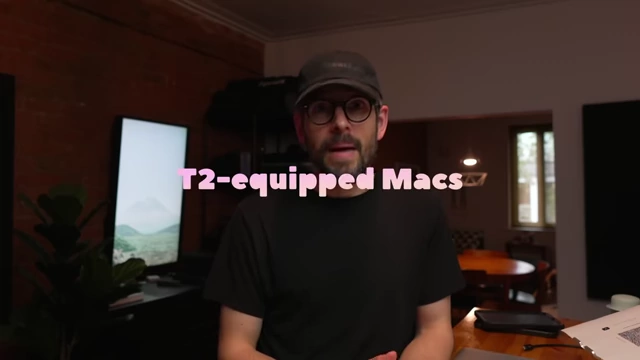 搭载 T2 芯片的 Mac 电脑