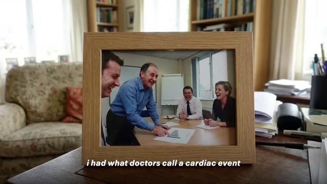 The speaker in a corporate meeting, highlighting his prior focus on career.