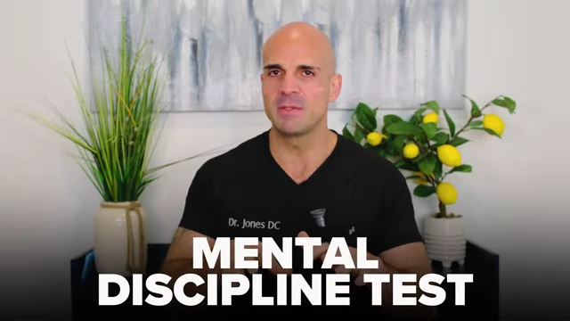 The speaker emphasizing that the break is a "Mental Discipline Test"