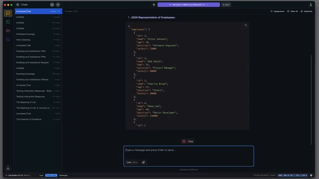 Deepseek R1 generating JSON output