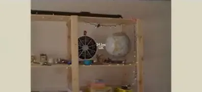 Video frame showing distortion during a horizontal pan at 12K resolution