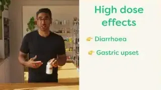 A list of potential high dose effects of magnesium, including diarrhea and gastric upset.