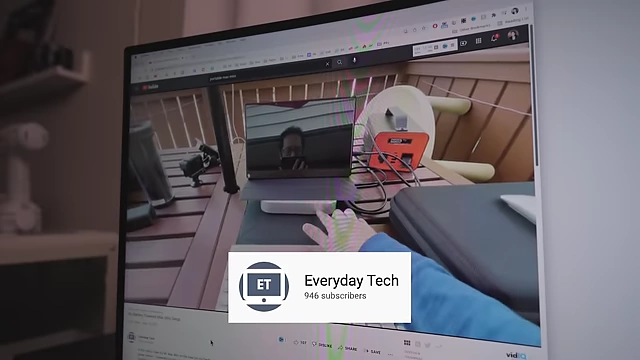 A YouTube video by Everyday Tech showcasing a portable Mac Mini setup