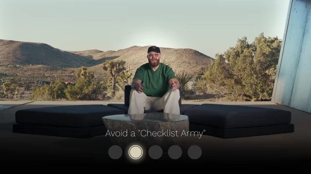 Building problem-solvers, not a checklist army