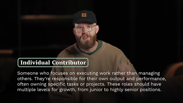 Explanation of the individual contributor career path