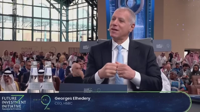 Georges Elhedery, CEO, HSBC, speaking at the Future Investment Initiative.