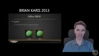 Brian Karis 2013年演示中Lambert与Burley的对比