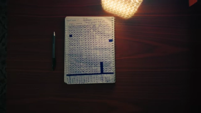 A notebook with a detailed grid for tracking time or habits, illustrating the concept of relentless tracking.
