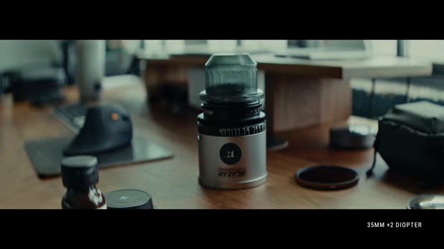 35mm anamorphic lens close focus with a +2 diopter